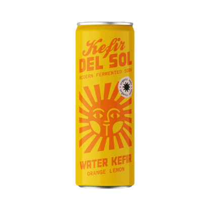 Del Sol water kefir arancia e limone fermentato naturale analcolico – 25 cl
